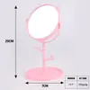 Espejo de Maquillaje con Orejas de Gato Espejo de Tocador Espejo de Maquillaje Giratorio de Escritorio HD Espejo de Princesa Creativo Simple para Niñas