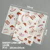 Papel para embalagem de sanduíche descartável sanduíche hambúrguer pão bandeja de café da manhã jogo americano fonte de papel