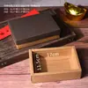 Caixa de Presente Shortbread Bolo Caixa de Papel para Confeitaria Amarela Caixa para Confeitaria Floco de Neve Caixa de Embalagem para Bolo Lunar Chinês Tipo Gaveta de Papel Kraft Pequena