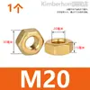 Tuerca Hexagonal de Cobre Tapa de Tornillo de Cobre Diámetro Interior Diámetro del Agujero M2M2.5M3M4M5M6M8M10M12M18M20Mm