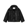 Sumeihui 2026 Otoño/Invierno Nueva Chaqueta de Cuero Algodón Acolchada Holgada Estilo Nanu para Mujer