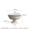 Colunas Romanas Enfeites Decorativos Estilo Europeu Pátio de Jardim Casamento Suporte de Exibição Gesso Vaso de Flores Externo Base para Suporte de Flores