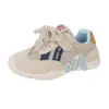 Novos tênis infantis estilo coreano para 2026, sapatos casuais color block, leves, modernos, versáteis, adequados para primavera e outono, sapatos para atividades ao ar livre