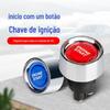 Interruptor de partida de um botão 12V acessórios de modificação de carro ignição 50A alta corrente acessórios de instalação luzes LED