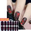 Calcomanías para Uñas de Venta Caliente Transfronterizas Festivas Halloween Pegatinas Completas Pegatinas de Arte para Uñas 14 Pegatinas Serie Ymy