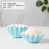 Xue Mei Niang Vaso para Pudín con Patrón de Estrellas Verde Vaso de Papel a Prueba de Aceite para Pastel Resistente a Altas Temperaturas Vaso Mafen Postre West Point 50 Horneado