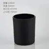Spot Venta al por mayor Taza de Vidrio Simple para Velas Frasco para Velas Aromáticas Decoración del Hogar Múltiples Especificaciones Taza de Vidrio para Velas Aromáticas