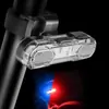 Luz de Bicicleta Luz Traseira Farol de Bicicleta de Estrada Montanha Acessórios de Ciclismo Equipamento de Ciclismo Aviso Carregamento USB Luz para Ciclismo Noturno