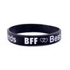 Pulseira BFF MELHORES AMIGOS pulseira bom amigo pulseira amigo pulseira estrela pulseira de silicone transfronteiriça
