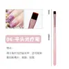 Caneta Pincel para Pintura de Unha Japonesa Gelo Transparente Roxo Conjunto de Traço Mancha Ferramenta de Fototerapia Gradiente Caneta Especial para Manicure