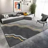 Tapete para Sala de Estar de Luxo Leve e de Alta Qualidade, Tapete Grande para Cobertura Total de Sofá e Mesa de Centro, Tapete Doméstico de Veludo Cristal Resistente a Manchas