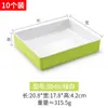 Bandeja de calentamiento de melamina de dos colores Rectangular Apilable Plato para cena asada de autoservicio Platos con platos Vajilla de plástico comercial