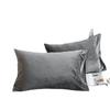 Paquete de Par de Fundas de Almohada de Terciopelo Funda de Almohada Individual 48cm x 74cm Individual Doble Niños ins Popular en Internet