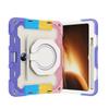Nova Capa de Silicone Colorida para Tablet OPPO Pad2 PC Pulseira Suporte Giratório Capa Protetora para OPPO Pad