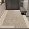 Felpudo Sencillo para Puerta de Entrada para Uso Doméstico, Felpudo de Bucle para Pasillo, Antideslizante, Resistente a la Suciedad, Resistente al Desgaste, Fácil de Mantener, Felpudo Cortable