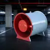 Extractor de humos y fuego para garajes subterráneos y edificios industriales, proyecto de ventilación por conductos y extractor de humos y fuego, extractor de humos y fuego HTF