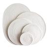 Posavasos de Cuerda de Algodón Tejido a Mano Japonés Estilo Escandinavo Tela Cocina Hogar Mesa de Comedor Taza Tazón Individual Aislamiento