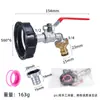 Conector de Accesorios para Tonelada Transfronterizo Ibc Tonelada Grifo de Latón 1/2 pulgada Conector de Grifo Chupón 3/4 Grifo de Aleación