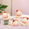 Presentes Criativos, Decorações de Carro Gato da Sorte, Confeitaria de Bolo Gatinho Fofo, Presentes para Mesa de Escritório e Casa