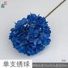 26 Anos de Materiais Florais Azul Escuro de Alta Qualidade, Materiais de Flores de Seda para Vitrines, Paisagismo, Adereços para Estúdio de Fotografia, Flores Artificiais