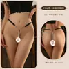 Ropa Interior Sexy para Mujer Tallas Grandes de Comercio Exterior, Tanga Atractiva, Perla Masajeadora Seductora, Estilo de Restricción 302