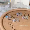 Aros de Oreja Rectos con Forma de D, Brazaletes de Oreja Brillantes de Alta Gama, Aretes para Mujer