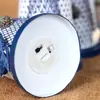 Tres Tamaños: Grande, Mediano y Pequeño. Faro de Lata Océano Brillante, Decoración para el Hogar Estilo Mediterráneo, Artesanía de Hierro de Moda
