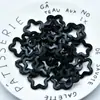Pendientes colgantes de estrella acrílica japonesa y coreana con flor de ciruelo hueca de cinco puntas, colgante para llavero, accesorios para joyería DIY 1