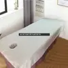 Sábana para cama de masaje, una pieza, con agujero, para camas de spa de salud y bienestar y salones de masaje