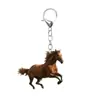 Pendente de Cavalo Correndo Acrílico Plano Transfronteiriço Novo Decoração de Espelho Retrovisor