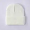 Gorro de Punto Liso Multicolor Infantil Transfronterizo, Gorro de Lana Color Sólido Versátil Otoño e Invierno, Gorro Cálido Unisex al por Mayor