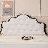 Almohada Reposacabezas de Cama de Gama Alta, Respaldo Grande, Cojín Suave Grande Estilo Europeo, Almohada de Soporte para Cuello y Cintura de Cama Doble, Cojín de Respaldo para Sofá