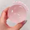 Juguete de apretar Aceite de Coco Suave Rosa Sakura Bola Hecha a Mano Bola Redonda Transparente Juguete de Maltosa para Aliviar el Estrés