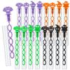 Tubo de ensayo mini de amor de botella vacía transfronteriza palo de burbujas de un solo agujero blanco 5 agujeros tubo pequeño juguete para hacer burbujas 4.5ml
