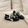 Nuevos Zapatos de Entrenamiento Deportivos Casuales Ligeros de Suela Blanda de Cuero Suave Versátiles, Zapatillas Deportivas Casuales de Bloques de Color Estilo Universitario para Mujer