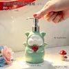 Frasco Dispenser de Sabão de Porquinho Fofo e Macio, Frasco para Álcool em Gel, Frasco Vazio Tipo Pump, Dispenser Criativo para Sabonete Líquido e Loção