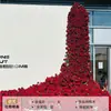 Arranjo de Flores de Simulação Arte em Papel Borboleta Decoração Tridimensional Cerimônia de Casamento Salão de Exposição em Shopping Janela de Exibição Arranjo Estético Jardim de Monet Cascata de Rosas