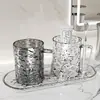 Vaso para Enjuague Bucal Hogareño Gama Alta Utensilios de Aseo para Dientes Vaso para Cepillo de Dientes Pareja Alto Valor Lavado Vaso Gran Capacidad Traje para Utensilios de Aseo para Dientes Vaso para Cepillo de Dientes