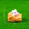 Nuevo producto transfronterizo: Figurita creativa de granja de vacas, kit de decoración DIY, accesorios para colgar y adornos de paisaje en miniatura