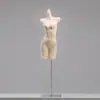 Suporte de Exibição para Modelo de Roupa Íntima Meio Corpo Masculina e Feminina Loja de Roupa Íntima Suporte para Sutiã Corpo Inteiro Falso Humano Roupa Íntima Modelo de Quadril Acessórios