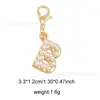 Accesorios para Colgantes DIY de Letras de Perla Broche de Langosta de Aleación Dorada Dijes para Zapatos Estilo Ins Dijes para Bolsos de Lujo Ligero