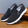 Zapatos Casuales para Hombre Otoño Nuevo Zapatos de Papá para Mediana Edad y Mayores Zapatos Cómodos de Caña Baja para Conducir Zapatos de Tela Old Beijing