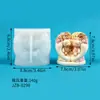 Molde de Vela Perfumada Urso de Rosa Dia dos Namorados Atmosfera Decorativa Decoração de Casa Molde de Gesso Molde de Sabão Urso Coração