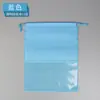Bolsa de Tecido Não Tecido com Cordão em Estoque Com Janela Visível Têxteis para Casa Sapatos Roupas Bolsa para Embalagem de Presente Bolsa de Armazenamento à Prova de Poeira Personalizada