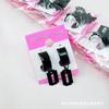 Hebilla de Oreja de Hoja Retro Transfronteriza Hip Hop Punk Hebilla de Oreja de Acero Inoxidable Pendientes Moda Europea y Americana Joyería de Oreja Pendientes