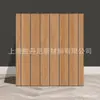 Adesivo de Parede 3D Estéreo Transfronteiriço com Textura de Madeira e Grade, Papel de Parede para Sala de Estar, Decoração de Parede de Fundo, Impermeável e à Prova de Umidade