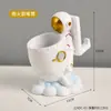 Ornamento Criativo Porta-Canetas Retrô Luxo Leve Mesa de Escritório Estilo Americano Mesa Mesa de Estudo Infantil Armazenamento