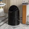Cesta de Papel de Venta Directa con Doble Juego de Cubos de Basura Domésticos de Gran Capacidad, Nuevo Estilo Diseño Retro Madera para Cocina y Sala de Estar