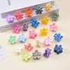 Amazon Petal Juego de Pinzas Pequeñas de Flor Colorida para Peinados Semirecogidos, Pinza de Tiburón Dulce para Moño en la Parte Trasera de la Cabeza Accesorio para el Cabello Transfronterizo