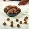 Madera de Ala de Pollo Natural Cadena de Cuentas de Madera Cuentas Sueltas Pulsera de Sándalo Pulsera de Cuentas de Oración Manual DIY Accesorios de Joyería Cuentas